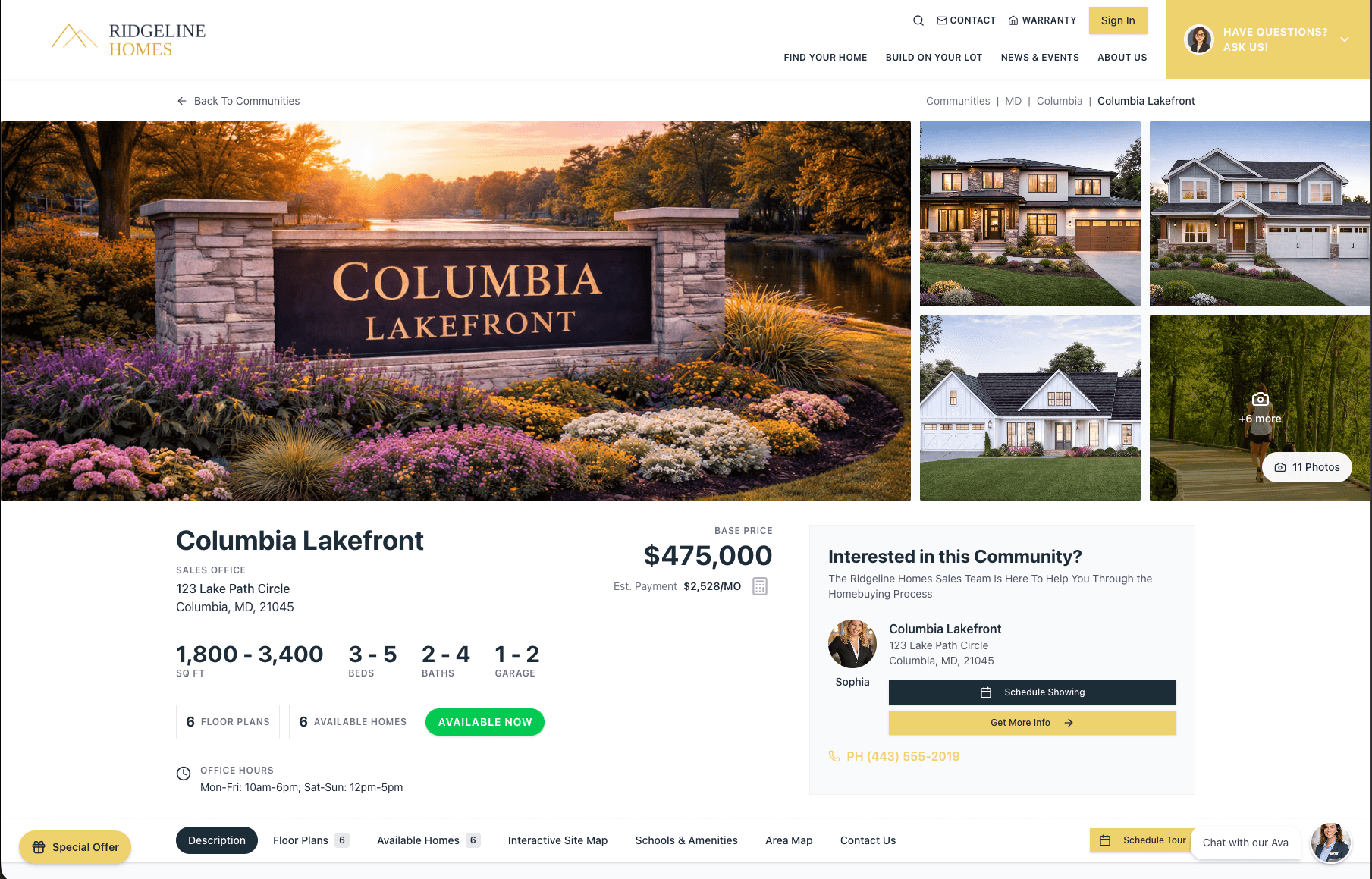 ForgeDBI - modern home builder website